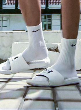 Under Armour/安德玛UA M Ansa Fix SL男鞋休闲拖鞋白3023761-103