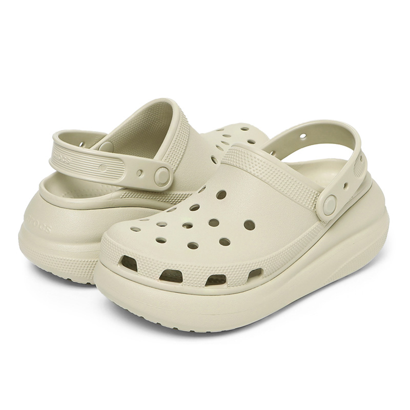 Crocs卡骆驰泡芙增高洞洞鞋