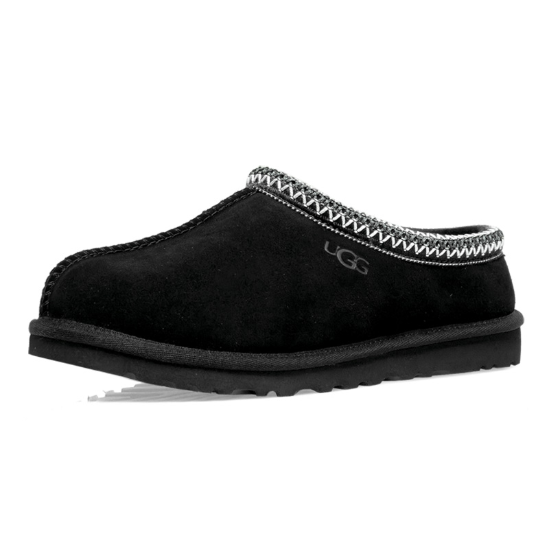 UGG秋冬男鞋Tasman II套脚百搭防磨包头鞋保暖拖鞋1174671-BLK