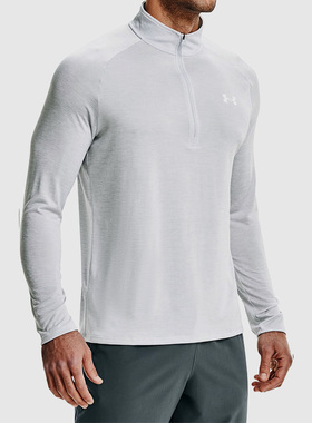 Under Armour安德玛男子训练打底衫健身运动长袖卫衣1328495-014