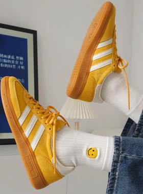 Adidas阿迪达斯三叶草德训鞋HANDBALL SPEZIAL男女鞋休闲鞋IF7088