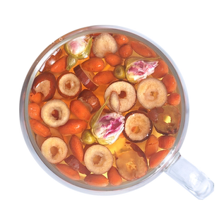 桂圆红枣枸杞玫瑰花茶组合礼盒养生茶送女士员工礼物新年伴手礼