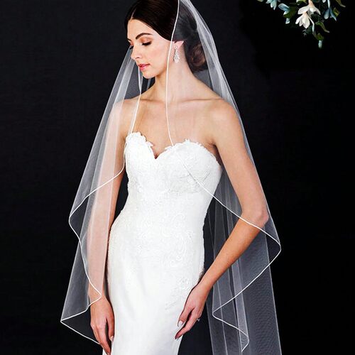 Bridal Veil Long Veil Single Wedding Party Simple Compact Si