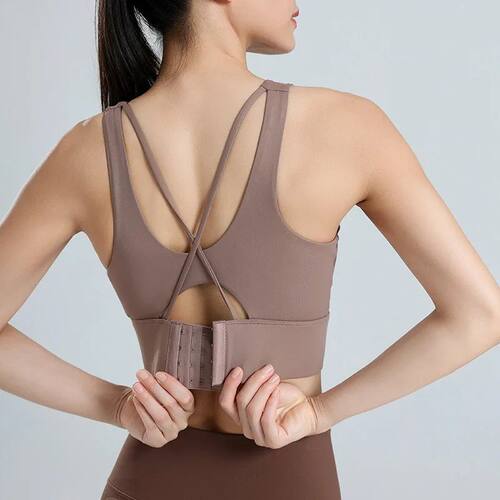 Women's High Support Sports Bra - Running Shockproof Tank To