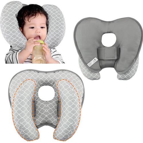 Baby Head Neck Support Pillow 2 in 1 Infant Travel Pillow fo