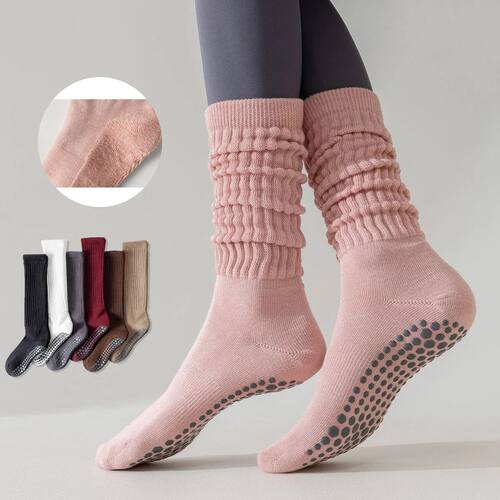 Yoga Socks Cotton Dot Silicone Terry Non-slip Women Pilates