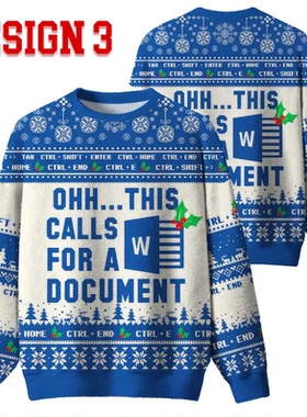 Ohh This Calls For A Spreadsheet Ugly Christmas Sweater Exce