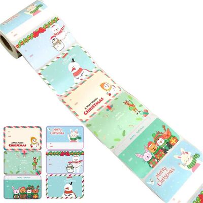 50pcs Celebrate Christmas Sticker Adhesive Labels Envelope S