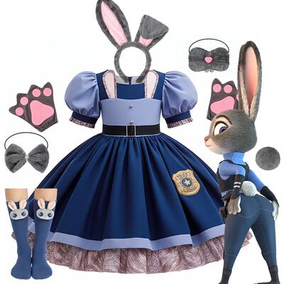 Disney Baby Girls Cosplay Zootopia Judy Bunny Costume For Ch
