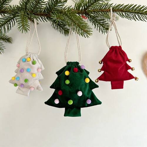 Christmas Stocking Pendant Christmas Tree Gift Bag Candy Bag
