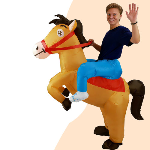 Halloween Funny Walking Horse Figure Adult Performance Cloth