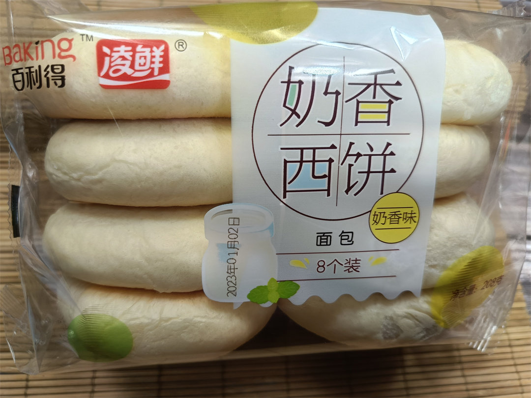 208克百利得凌鲜奶香西饼面包奶香味