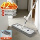 雪尼尔免手平板拖把新款 懒人吸水神器湿两用拖布家用一拖拖地墩布