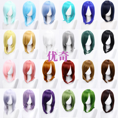 万用cos假发中长发梨花头