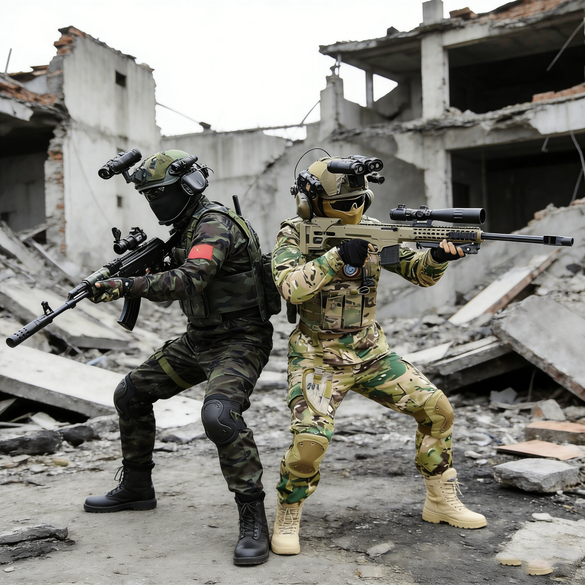 儿童迷彩服套装男女童户外战术特种兵长袖军训服表演服迷彩演出服