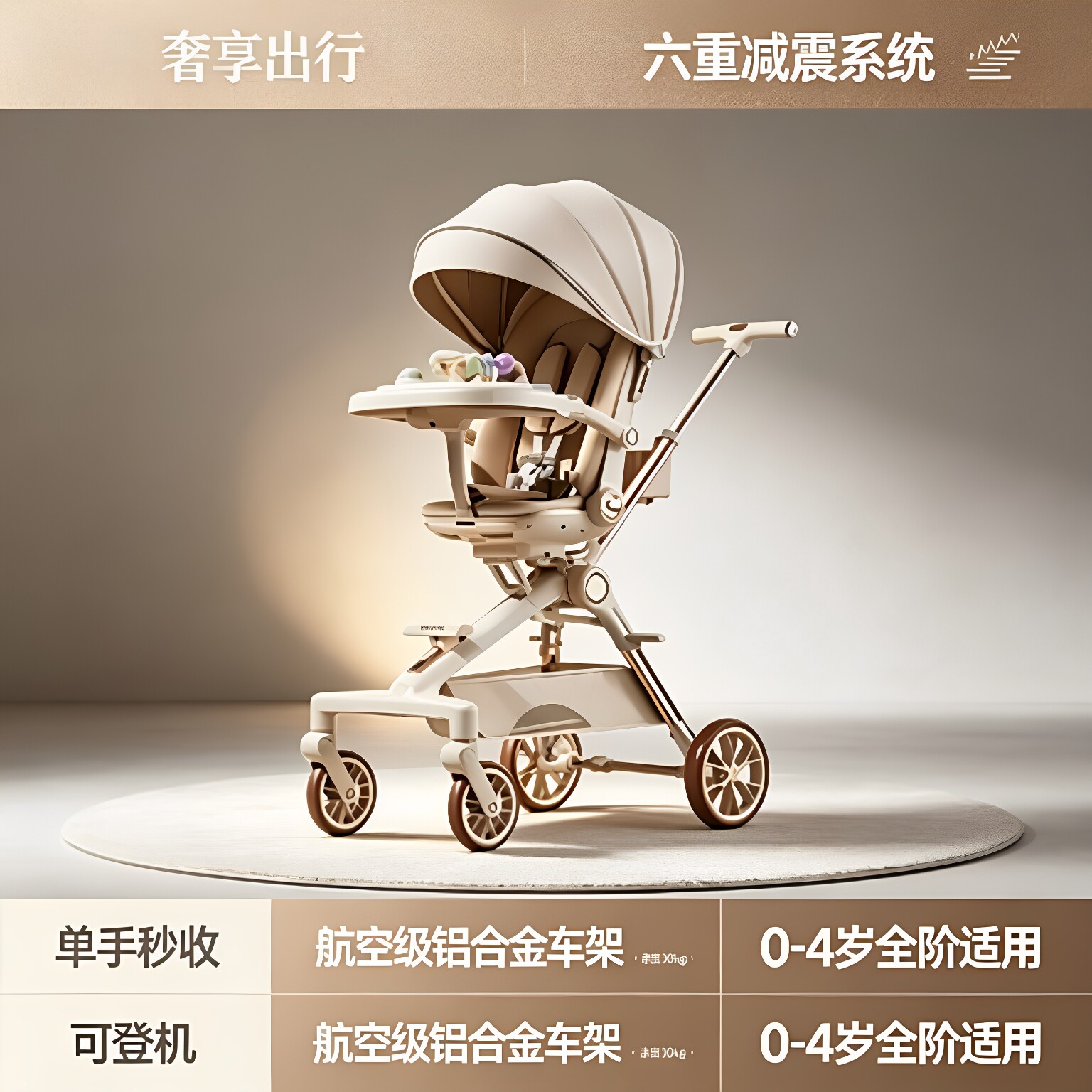 【可坐可躺】儿童溜娃车