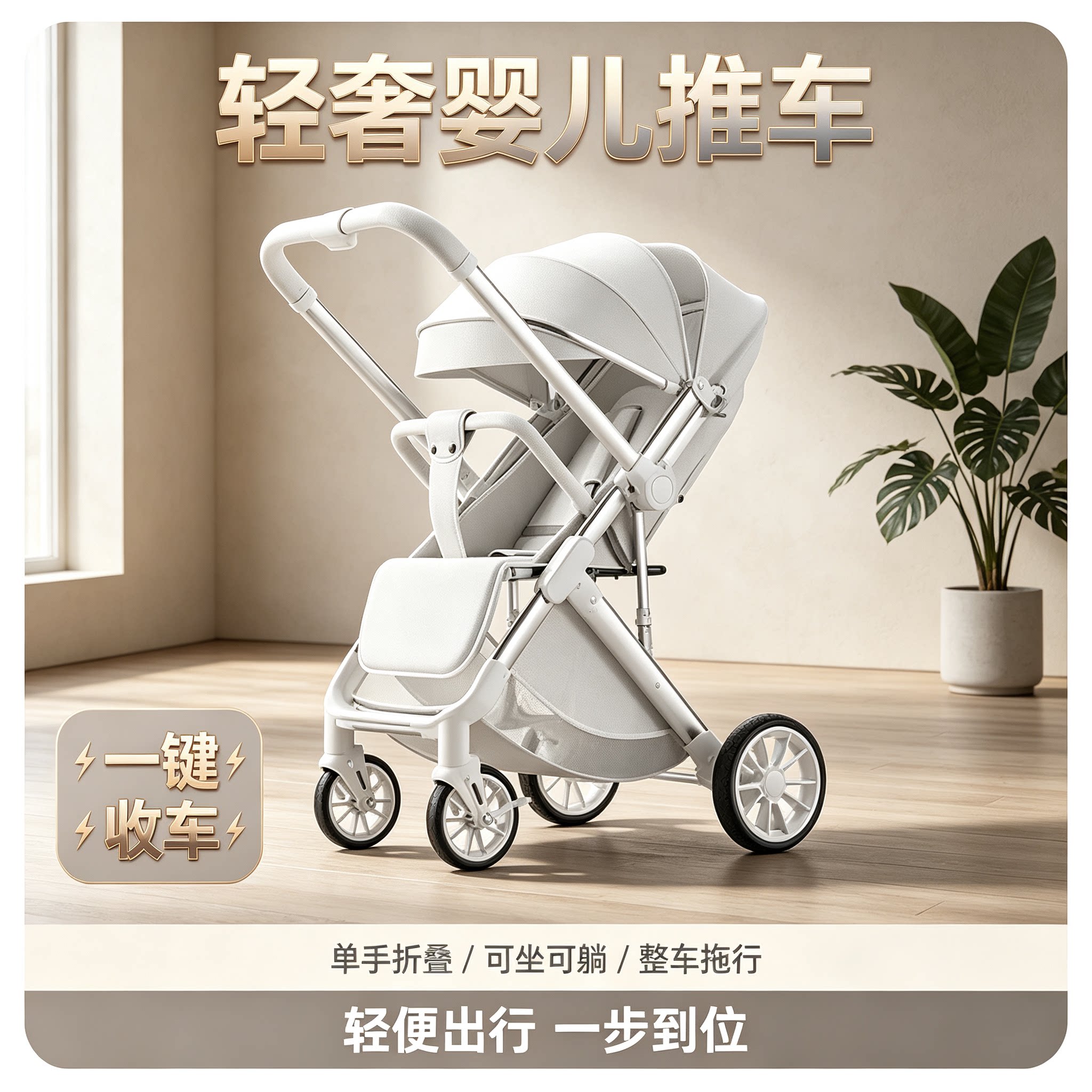 【可上飞机】卡片口袋推车