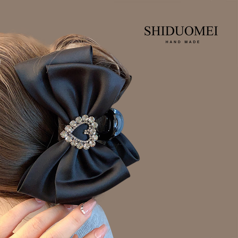 2023年大蝴蝶结发夹高端大抓夹