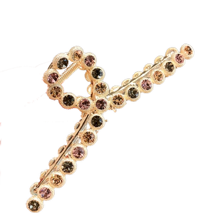 超大号抓夹女珠光宝气高档鲨鱼夹子奢华盘发夹后脑勺气质发抓头饰
