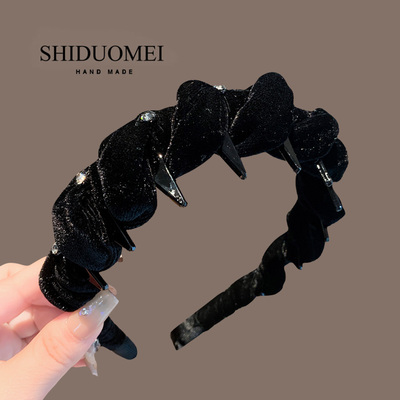 饰多美麻花辫子发箍防滑带齿