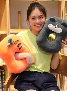 午睡枕头趴睡枕学生趴趴枕可爱透气办公室抱枕靠垫趴桌上午休