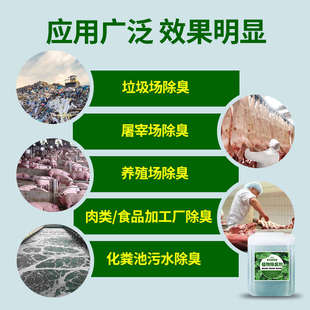 植物型除臭剂垃圾站污水养殖场废气恶臭工业车间喷淋塔清新