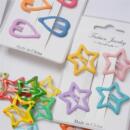 新款 可爱五角星儿童小发夹碎发夹刘海夹宝宝发饰夹子bb夹女童发卡