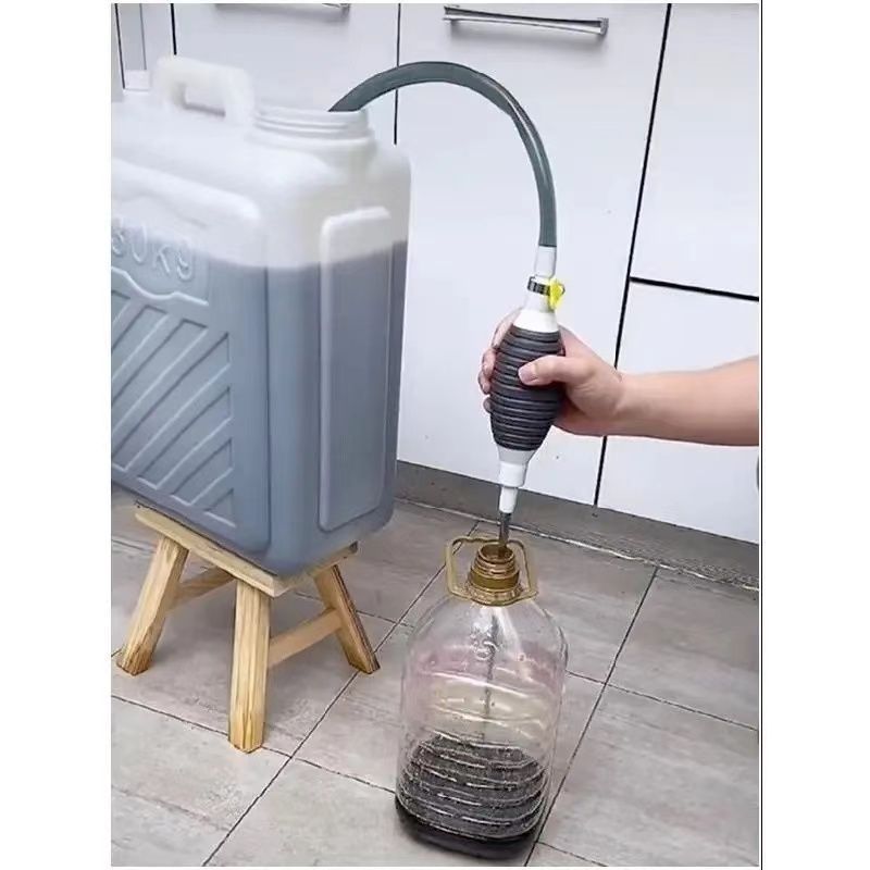 轿车油箱抽油神器大吸量按压式抽油器手动吸油器家用鱼缸换水货车