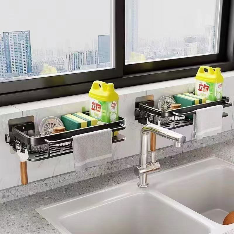 玻璃窗置物架厨房窗台收纳架沥水置物架神器节省空间方便清洁用品
