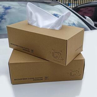 洗车毛巾超细纤维抛光擦车巾打蜡抹布镀晶拷边小方巾吸水清洁工具