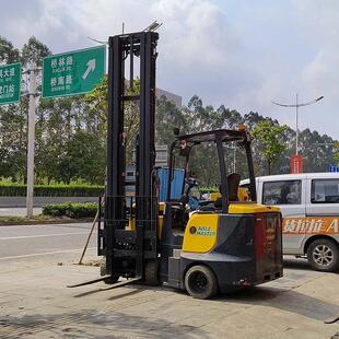 窄巷道高位货架拐头叉车密集型物流仓储摆头铰接式叉车