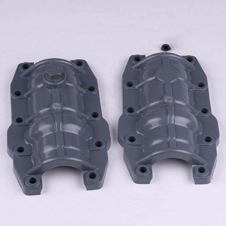 PVC哈夫节63-315管道快速修补补漏器接头管件PVC抢修节PVC哈夫