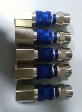 Rectus 25 NW 7.8型水用自锁快速接头内螺纹G1/4  蓝色功能接头