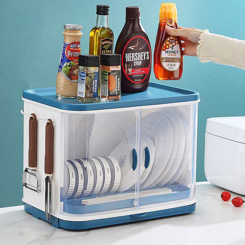 厨房塑料单层双层桌面沥水碗柜 便捷多功能厨房餐具收纳沥水橱柜,厨房/烹饪用具,碗架,淘宝优惠券,粉丝福利购,淘宝优惠卷