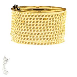 LED带灯家装 饰高压三排283l雨ed灯48375条防5水水高亮柔性软灯 装