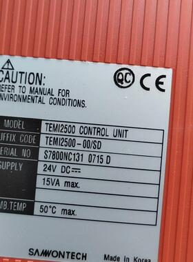 《议价》韩国三元温控模组TEMI2000拆机货侧面标签TEMI25