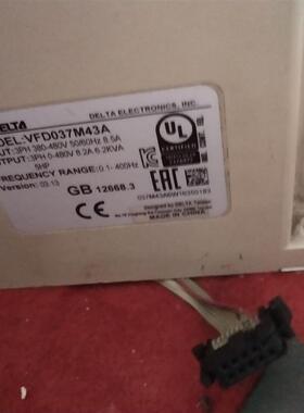 《议价》台达变频器VFDM系列3.7kw拆机质量好的