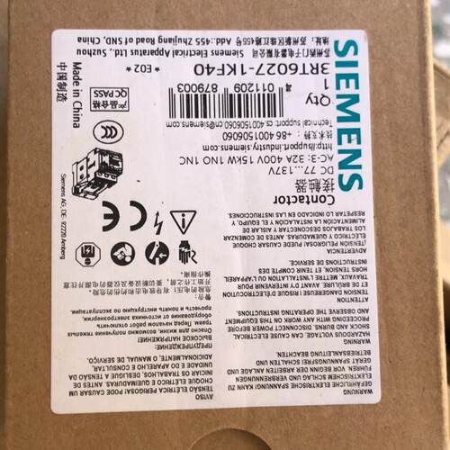 《议价》/接触器 3RT6027-1KF4