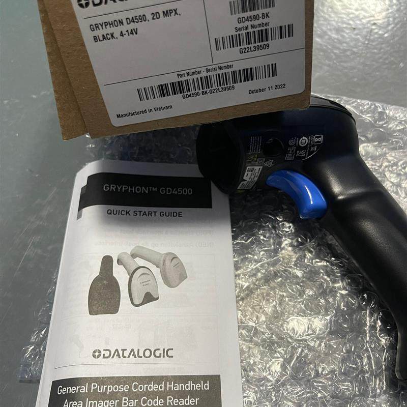 《议价》得利捷扫描枪原装正品GD4590-BK