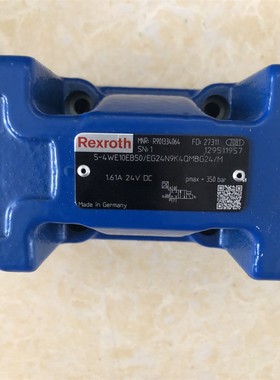 5-4WE10EB50/EG24N9K4QMBG24/M R901334064原装力士乐电磁阀