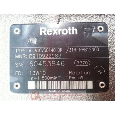 Rexroth力士乐柱塞泵A10VSO140DRS/32R-VPB22U9多级油泵