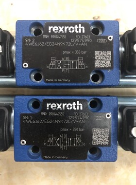 力士乐REXROTH电磁阀R901447555 4WE6J62/EG24N9K72L/V=AN德国产