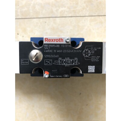 力士乐比例换向阀4WRAE10W60-22/G24K31/A1V订货号R900954088原装