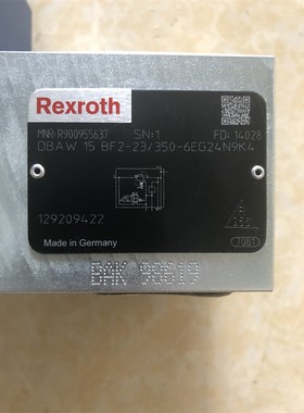 DBAW15BF2-23/350-6EG24N9K4 R900955637电磁溢流阀压力350bar