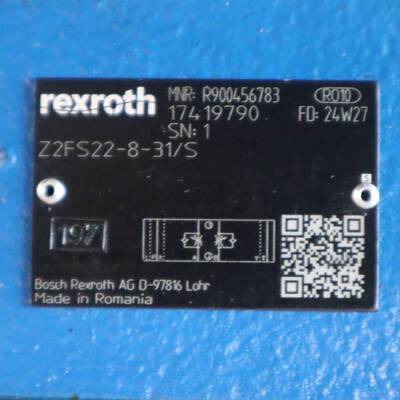 Z2FS22-8-32/S Z2FS22-8-30/S R900456783 德国力士乐REXROTH节流