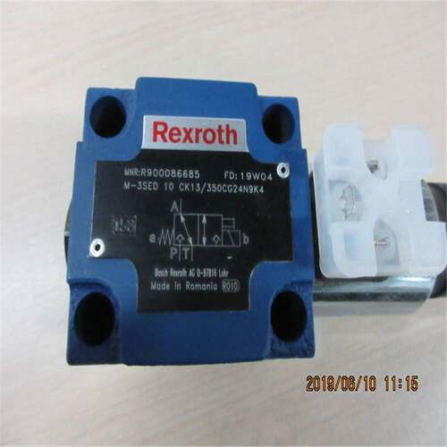 R900086685 M-3SED10CK1X/350CG24N9K4力士乐电磁球阀，原装