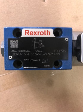 力士乐3DREP6A-21/45EG24N9K4/M R900962045比例阀德国原装正品