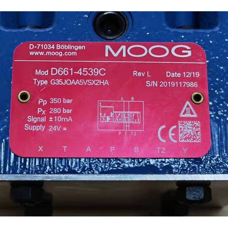 伺服阀美国穆格MOOG原厂处理现货库存D633-312B R08K01MONSS2