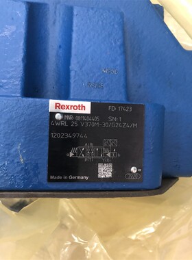 Rexroth力士乐0811404405型号4WRL25V370M-30/G24Z4M德国比例阀