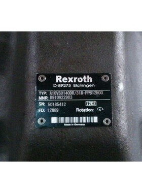 力士乐柱塞泵 R910910590 A10VSO28DFR1/31R-PPA12N00